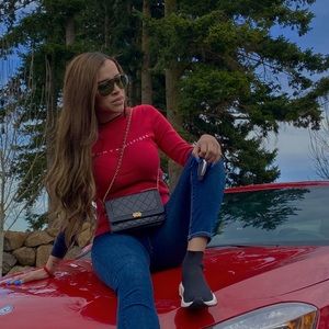 Chanel WOC black with gold hardware